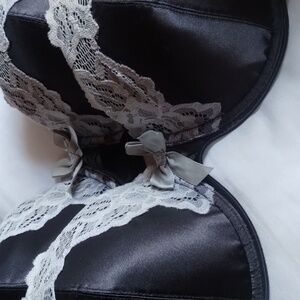 PAIR Sz38C VALENTINE #5 PAIR (2) VERA WANG SATIN Underwire BraS DESIGNER 38C NWT